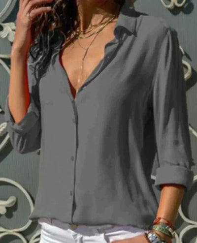 Anabel® | Leichte Chiffonbluse mit elegantem Styling