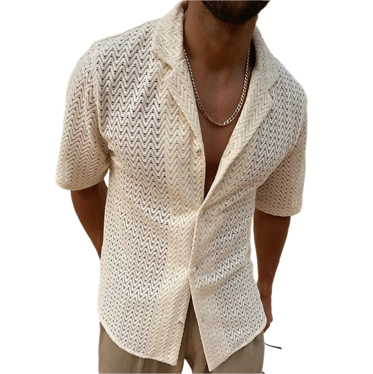 Leichtes Sommerhemd aus Baumwolle für Herren – lässig und bequem