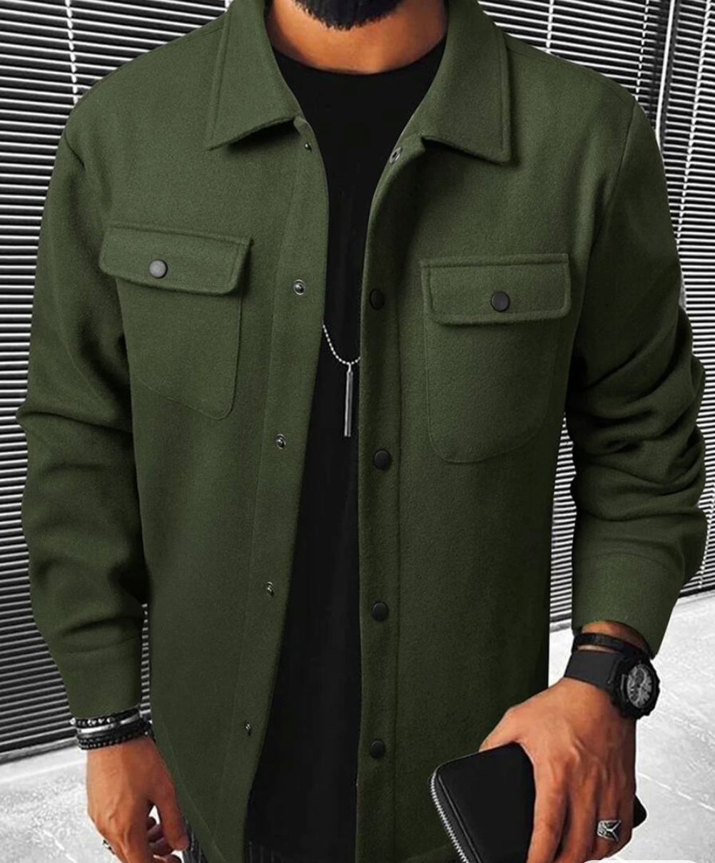 Zeitlose Button-Down-Jacke für Herren