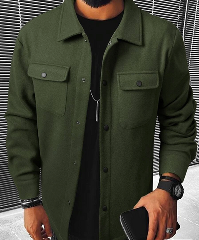 Zeitlose Button-Down-Jacke für Herren
