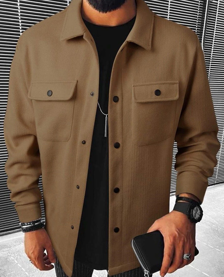 Zeitlose Button-Down-Jacke für Herren