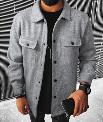 Zeitlose Button-Down-Jacke für Herren