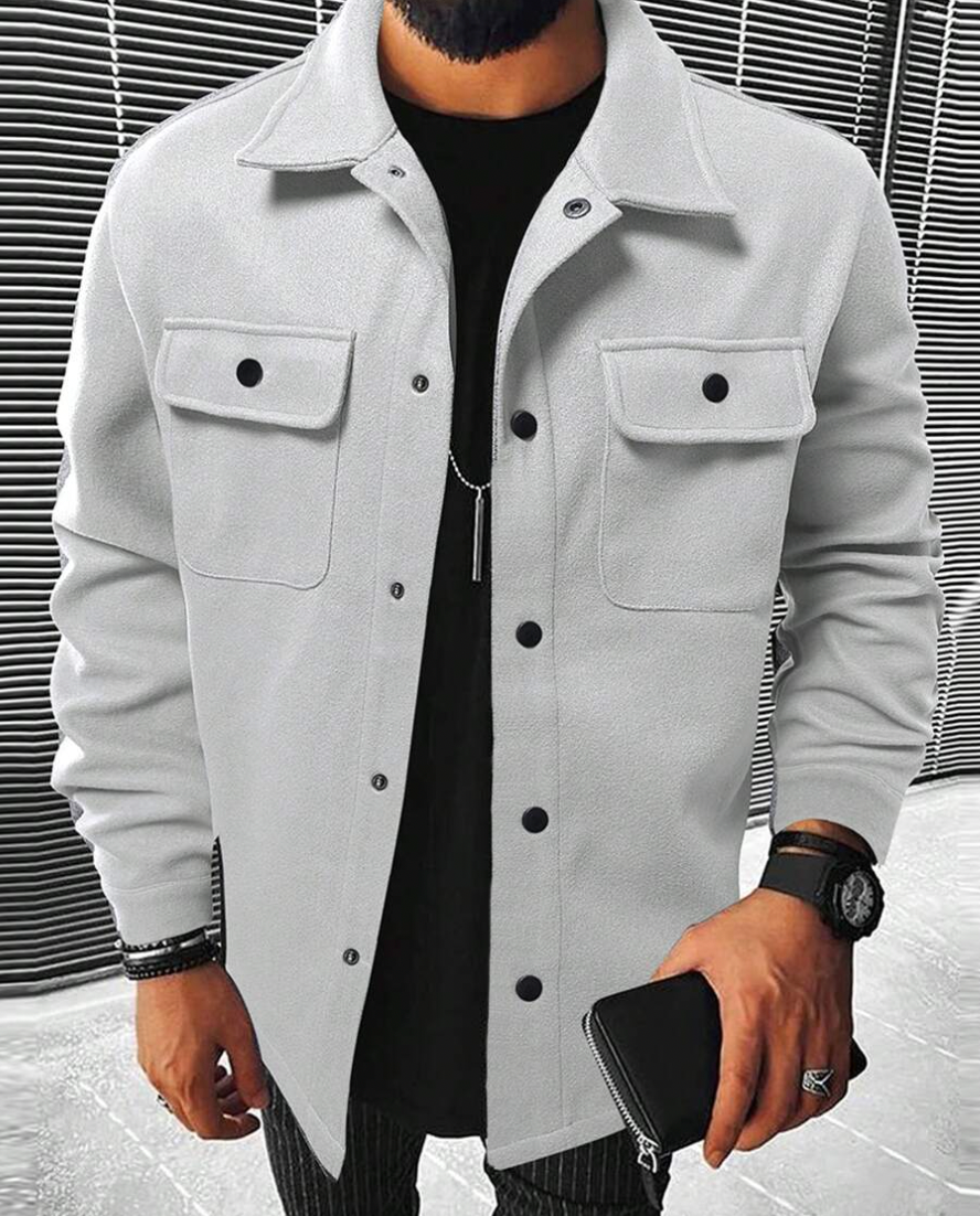 Zeitlose Button-Down-Jacke für Herren