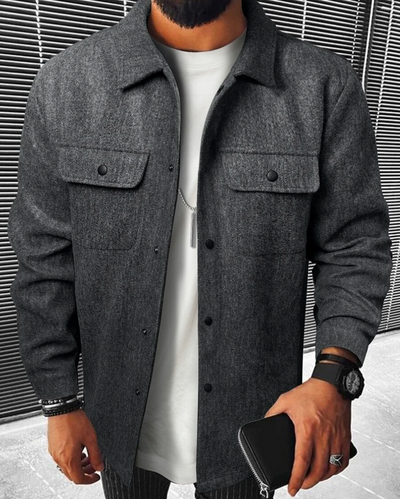 Zeitlose Button-Down-Jacke für Herren