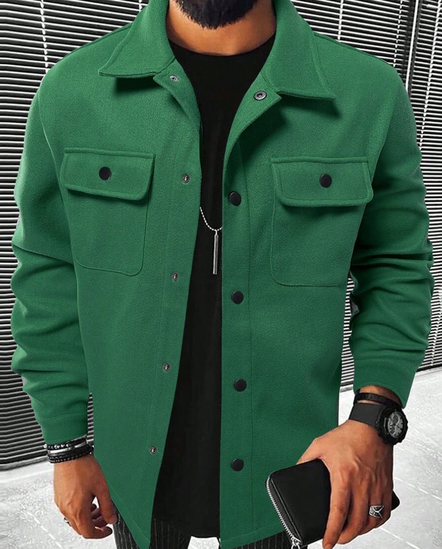 Zeitlose Button-Down-Jacke für Herren