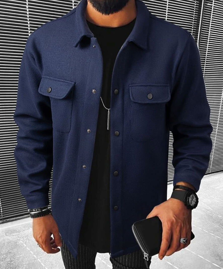 Zeitlose Button-Down-Jacke für Herren
