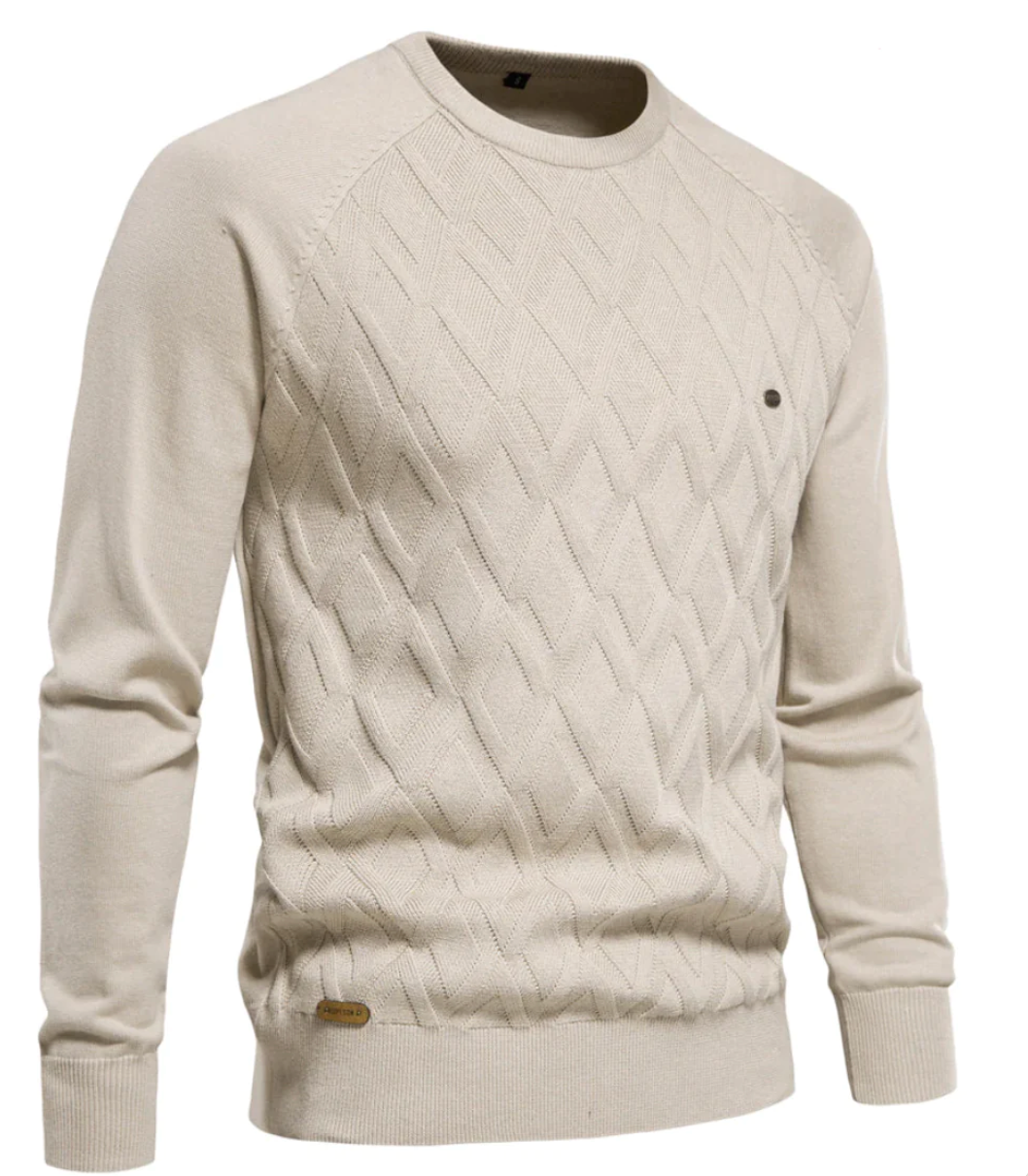 Herren-Rollkragenpullover Solid
