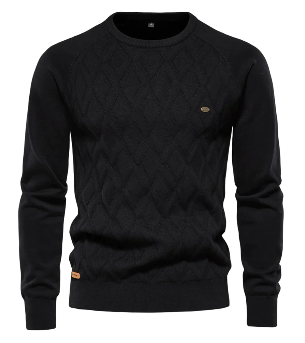 Herren-Rollkragenpullover Solid