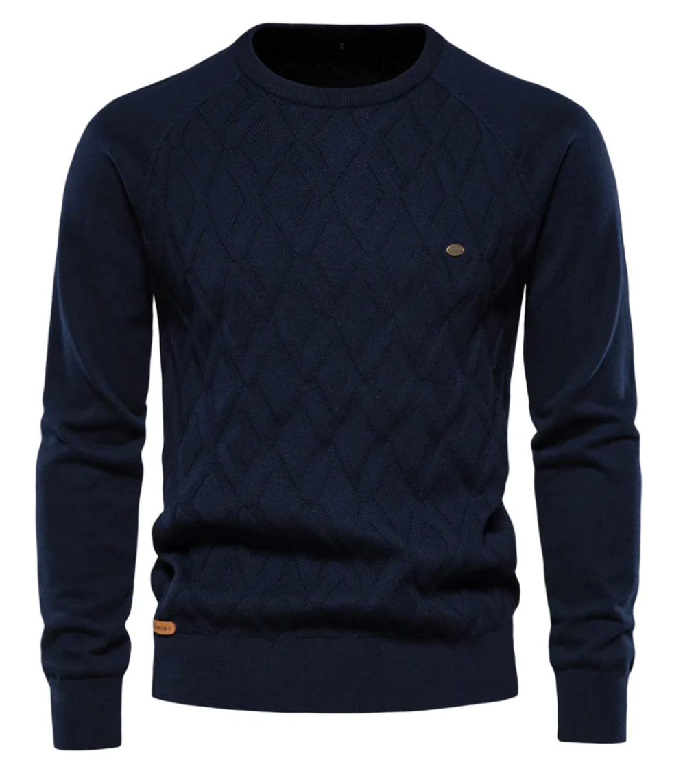 Herren-Rollkragenpullover Solid