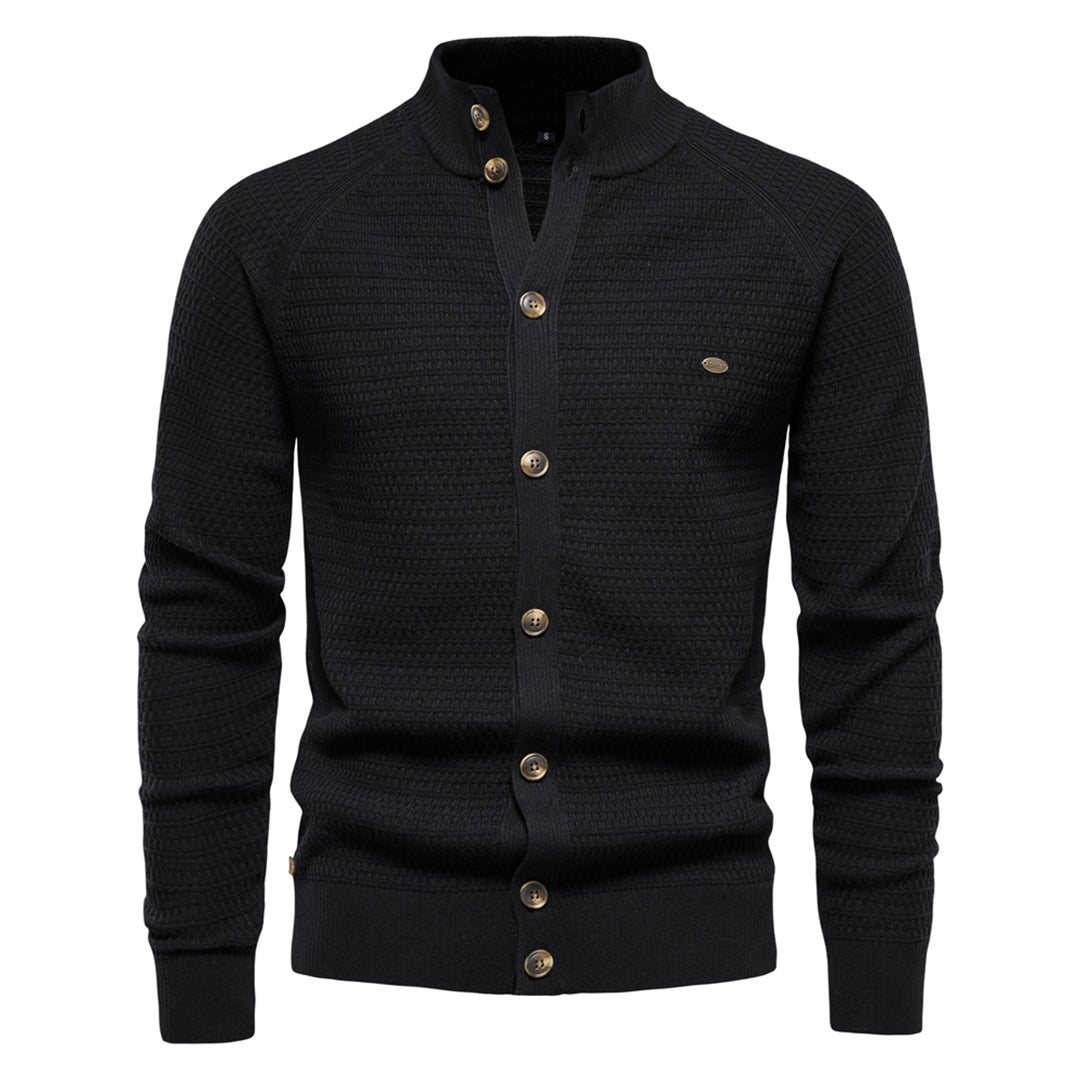 Strickjacke aus Baumwolle mit Knopfleiste für Herren