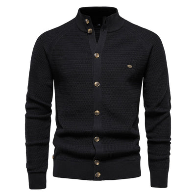 Strickjacke aus Baumwolle mit Knopfleiste für Herren