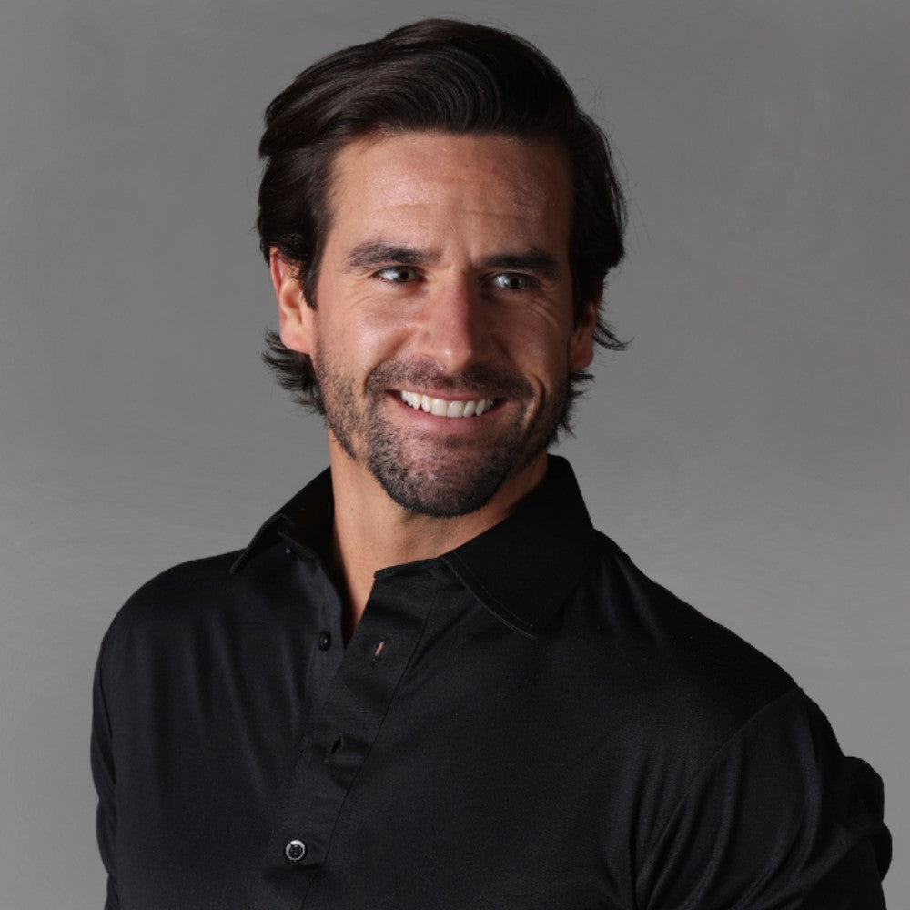 Formelles Herren Polo, mit steifem Kragen und elegant