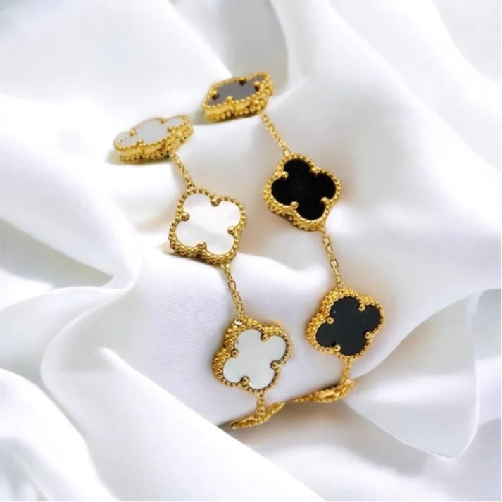 Sommerliches Klee Armband | Bringt Glück und Positive Energie mit Stil