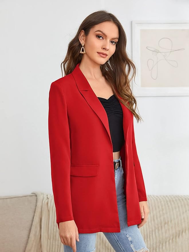 Blazer für Damen – Eleganter langer Sommerblazer für Damen