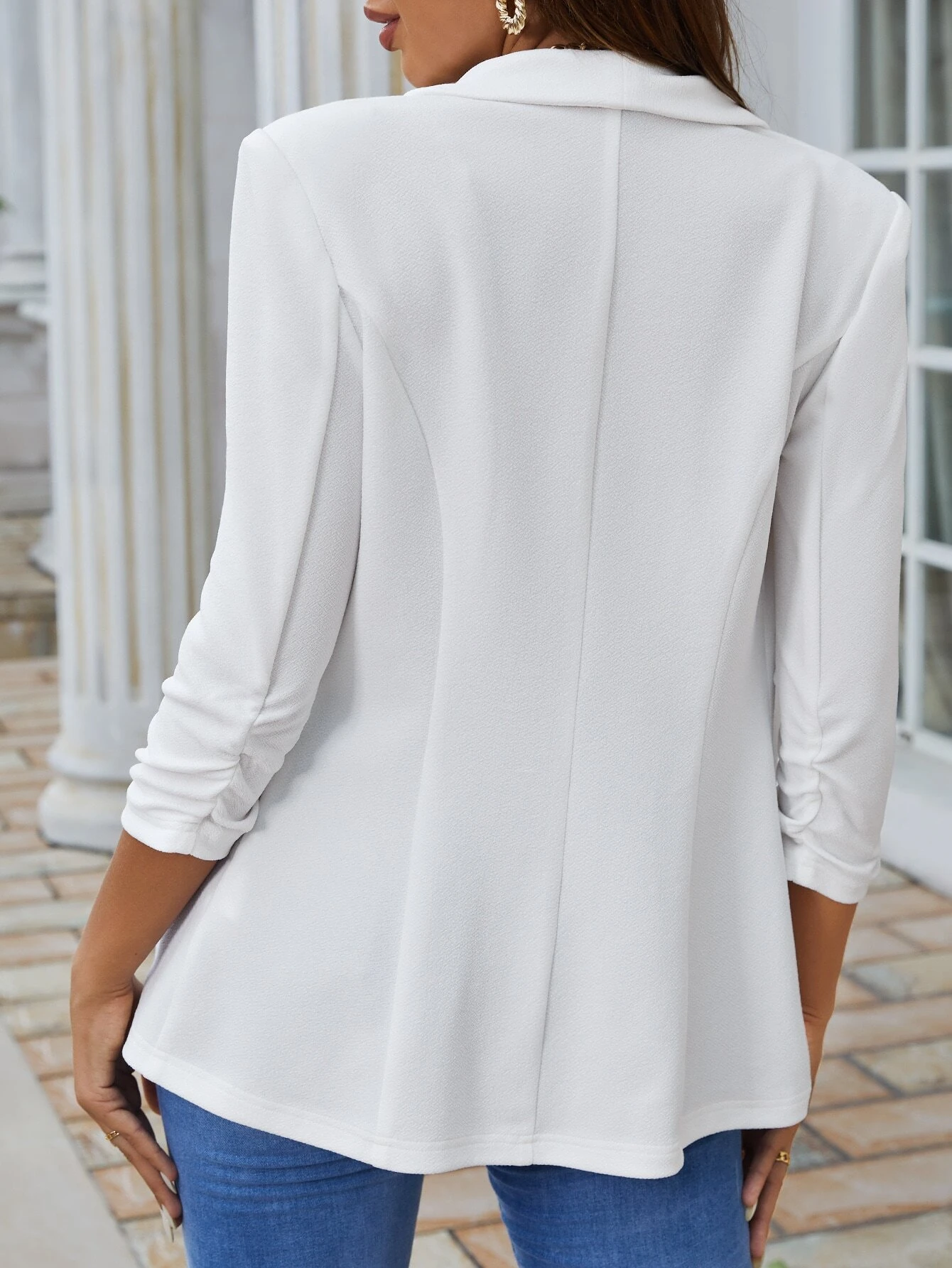 Blazer für Damen – Eleganter langer Sommerblazer für Damen