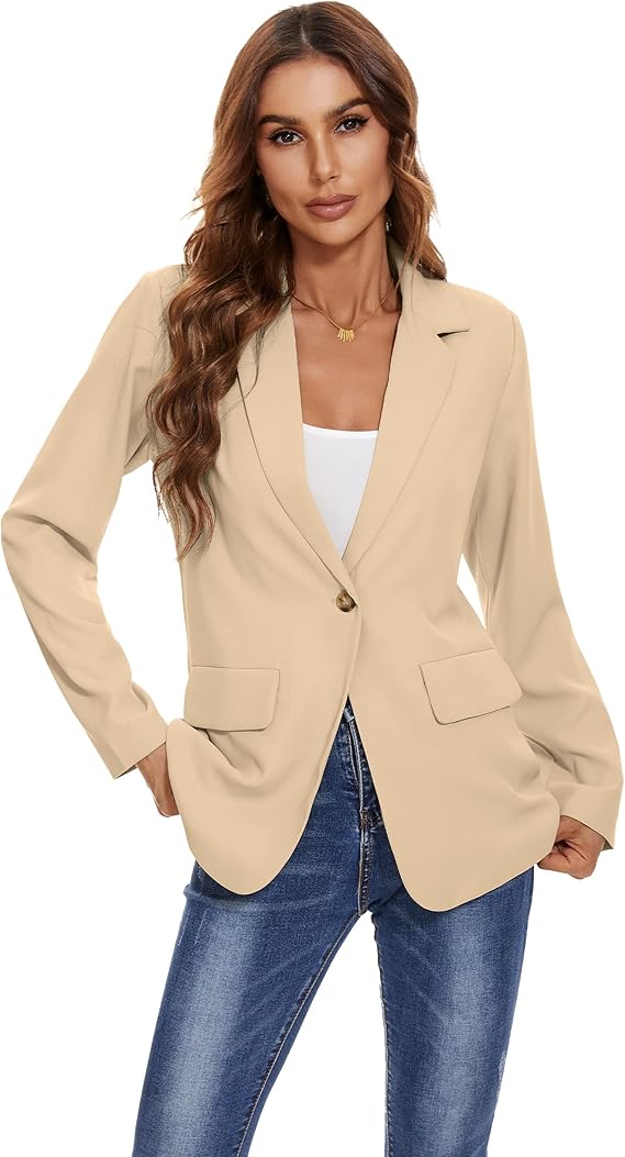 Blazer für Damen – Eleganter langer Sommerblazer für Damen