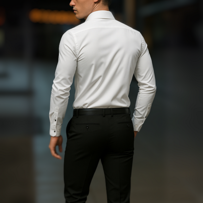 Hemd für Herren - Slim Fit Sommer-Businesshemd mit Stretch