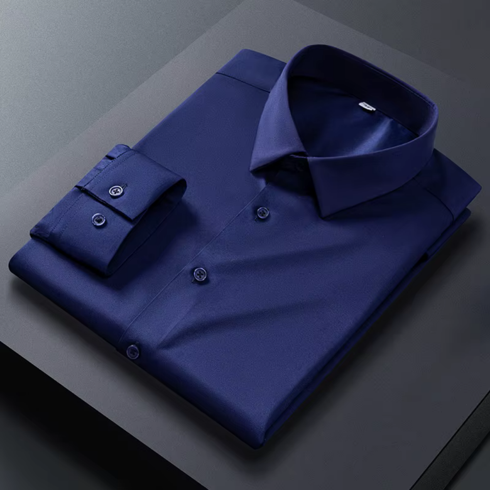 Hemd für Herren - Slim Fit Sommer-Businesshemd mit Stretch