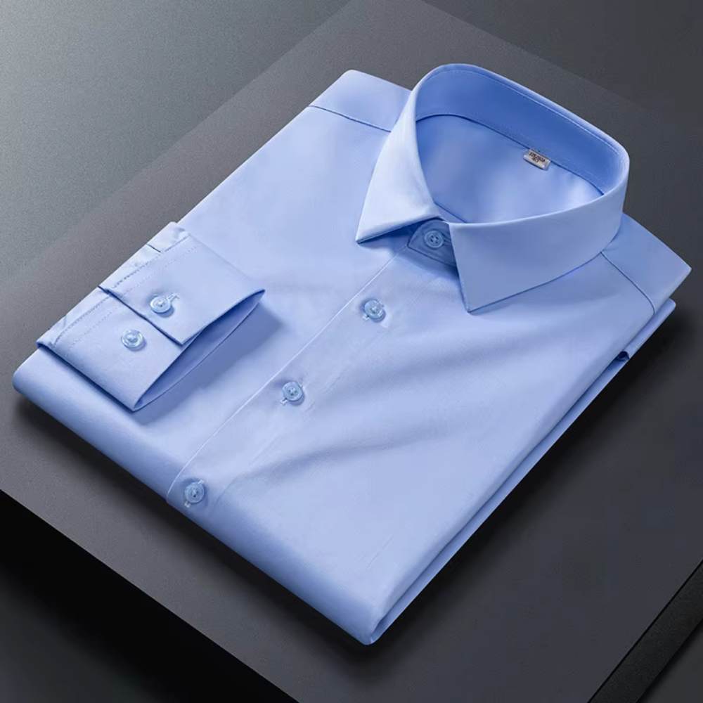 Hemd für Herren - Slim Fit Sommer-Businesshemd mit Stretch