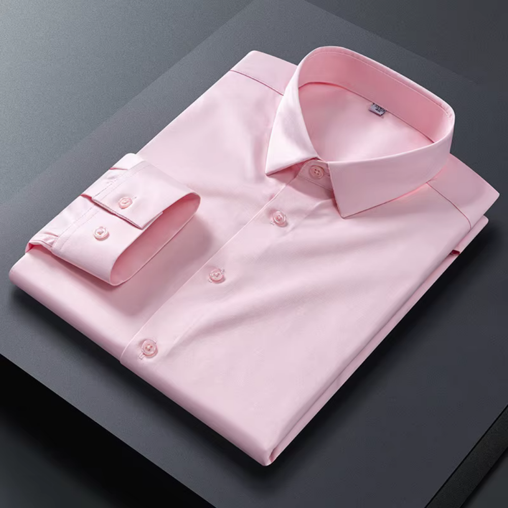 Hemd für Herren - Slim Fit Sommer-Businesshemd mit Stretch