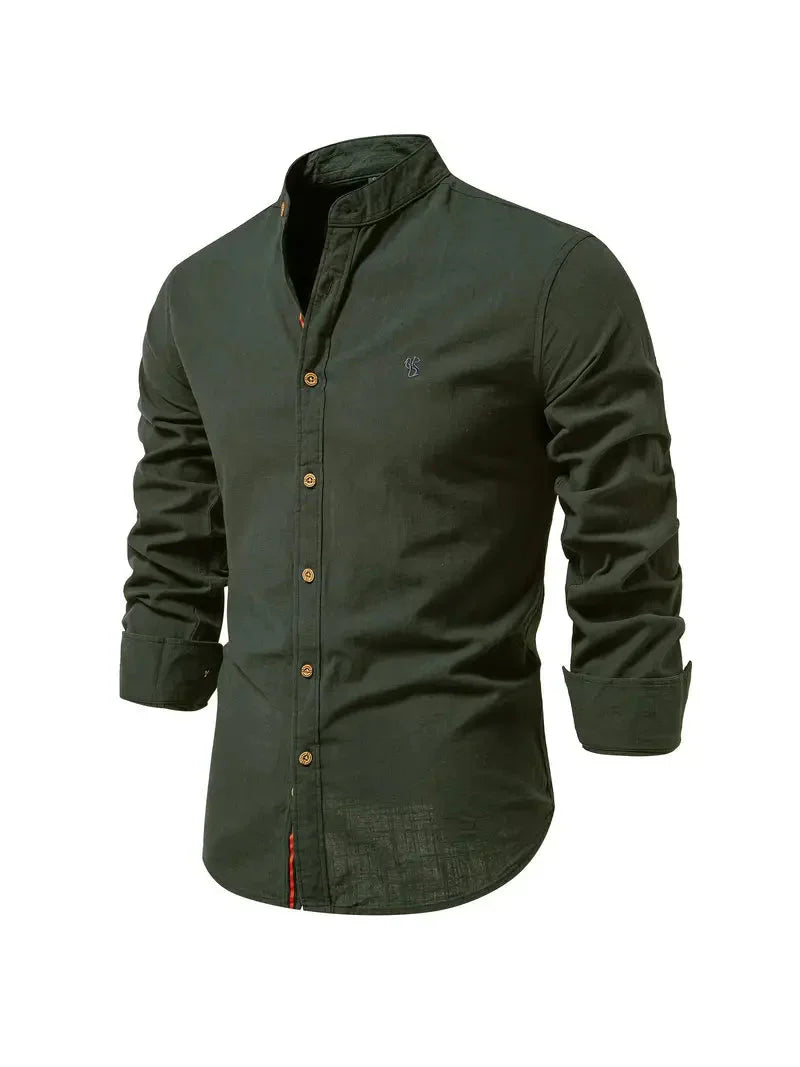 Button-Up Hemd | Langarm | Klassisch | Anzughemd | Herrenhemd