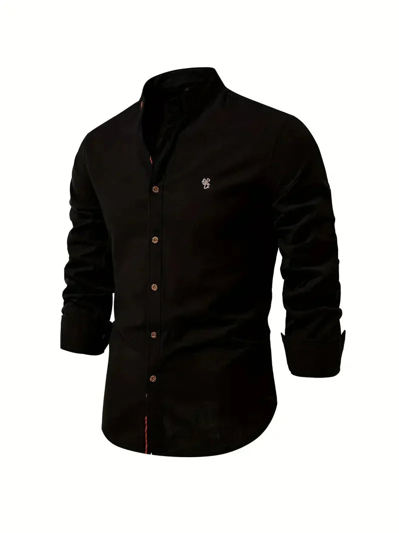 Button-Up Hemd | Langarm | Klassisch | Anzughemd | Herrenhemd
