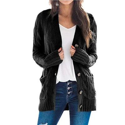 Strickjacke mit Taschen für Damen