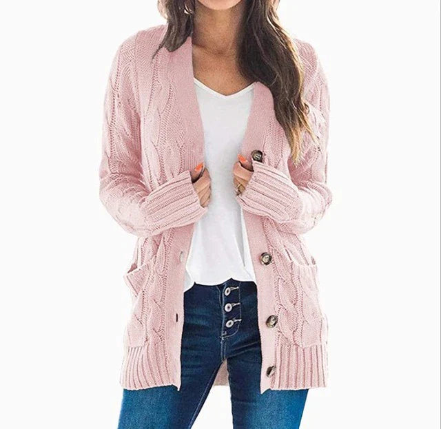 Strickjacke mit Taschen für Damen