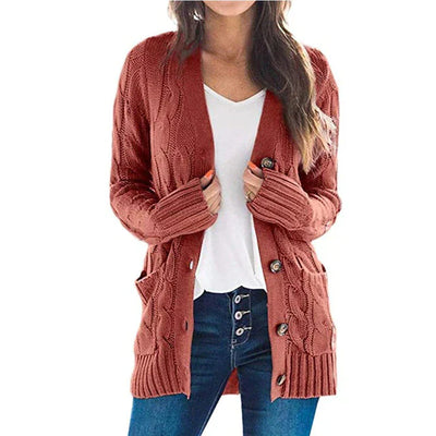 Strickjacke mit Taschen für Damen
