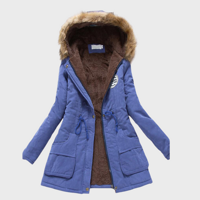 Winterjacke mit Pelzkragen für Damen