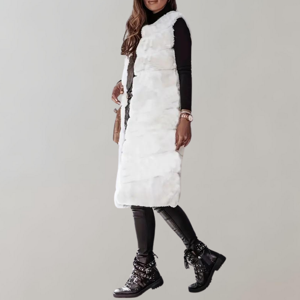 Lange Weste | Luxuriöse Eleganz | Weiche Haptik