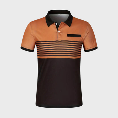 Poloshirt für Herren - Lässiges Gestreiftes Sommerpolo für Herren