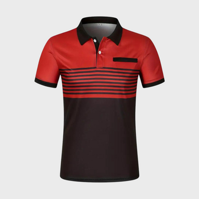 Poloshirt für Herren - Lässiges Gestreiftes Sommerpolo für Herren
