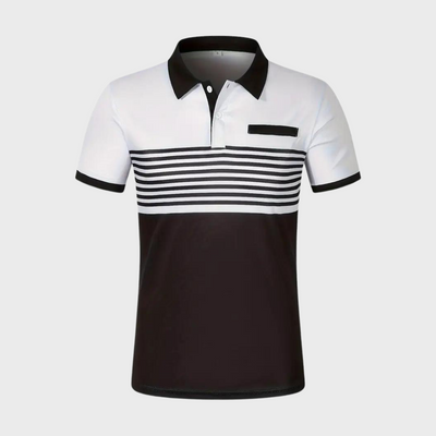 Poloshirt für Herren - Lässiges Gestreiftes Sommerpolo für Herren