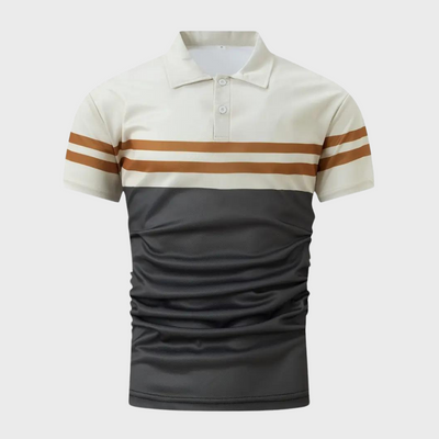 Hugo Poloshirt | Leichtes gestreiftes Sommer-Poloshirt für Herren