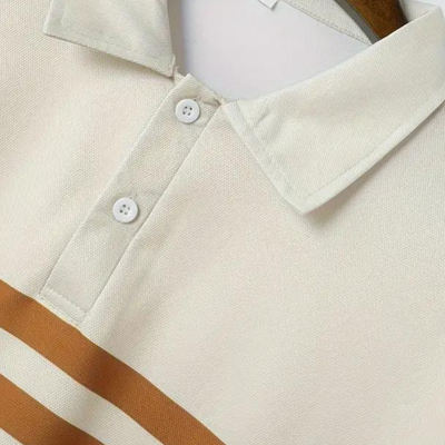Hugo Poloshirt | Leichtes gestreiftes Sommer-Poloshirt für Herren