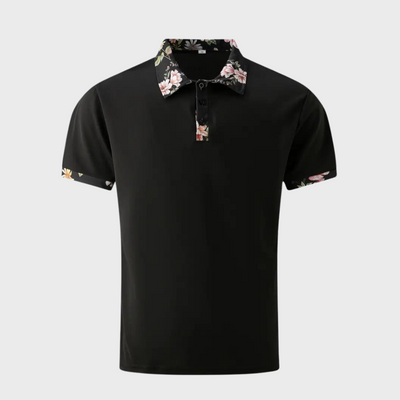 Poloshirt für Herren - Polo mit tropischem Print für den Sommer 2024