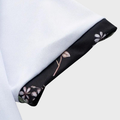 Poloshirt für Herren - Polo mit tropischem Print für den Sommer 2024