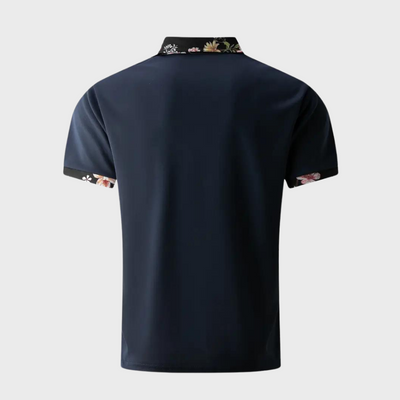 Poloshirt für Herren - Polo mit tropischem Print für den Sommer 2024