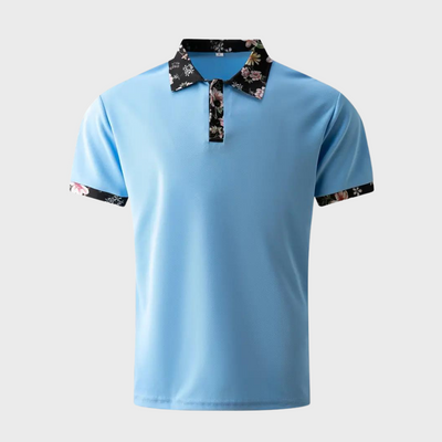 Poloshirt für Herren - Polo mit tropischem Print für den Sommer 2024