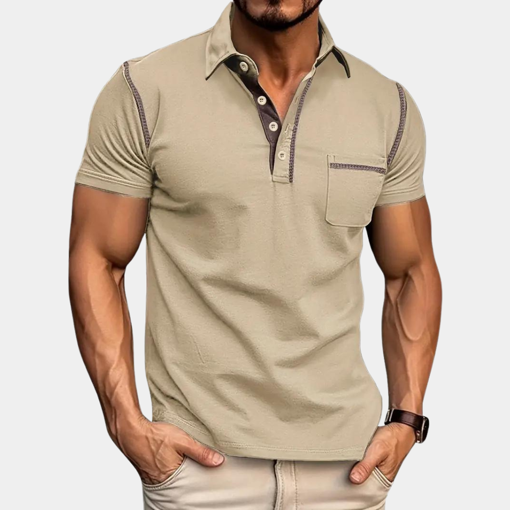 Poloshirt für Herren - Stilvolles Poloshirt mit kurzen Ärmeln für den Sommer