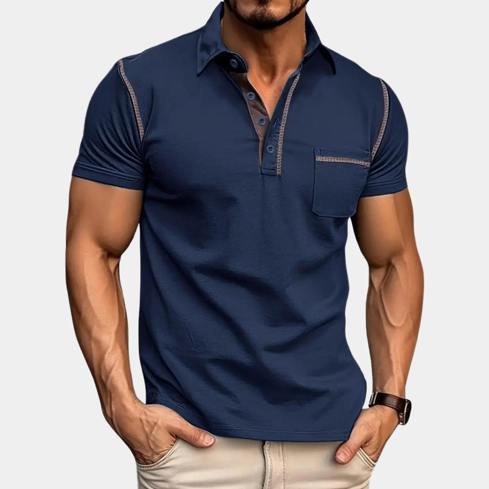 Poloshirt für Herren - Stilvolles Poloshirt mit kurzen Ärmeln für den Sommer