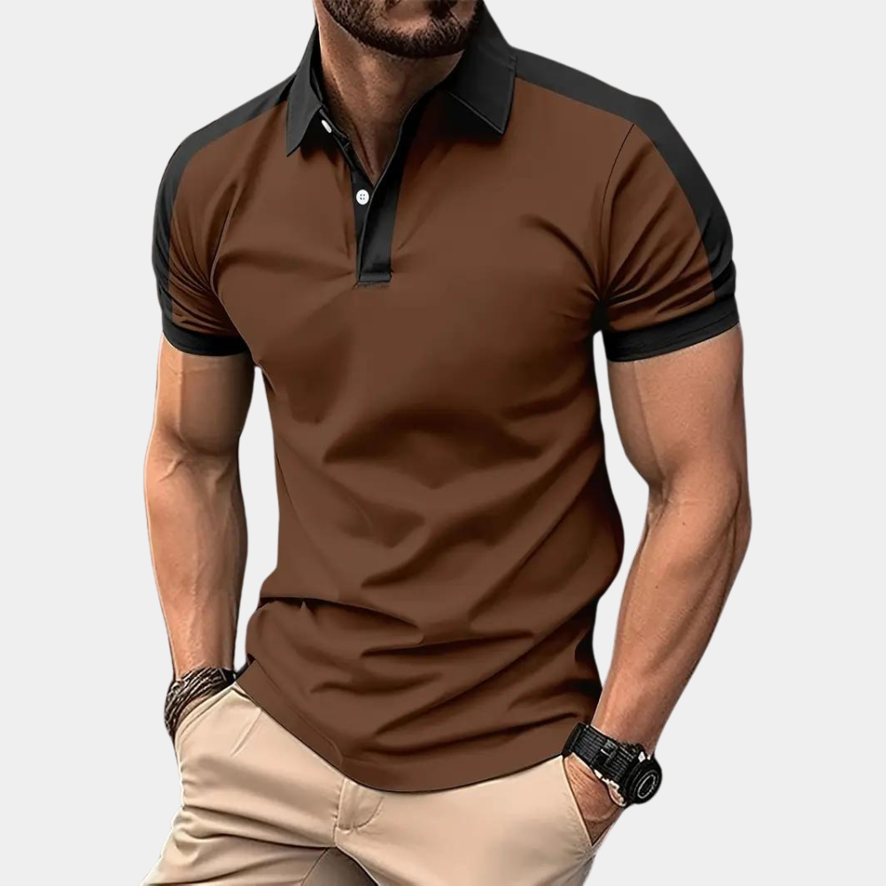 Poloshirt für Herren - Slim Fit Poloshirt für den Sommerurlaub