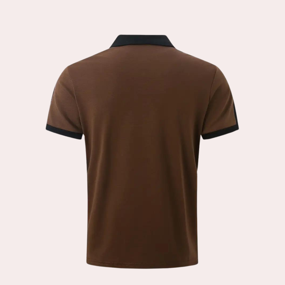Poloshirt für Herren - Slim Fit Poloshirt für den Sommerurlaub