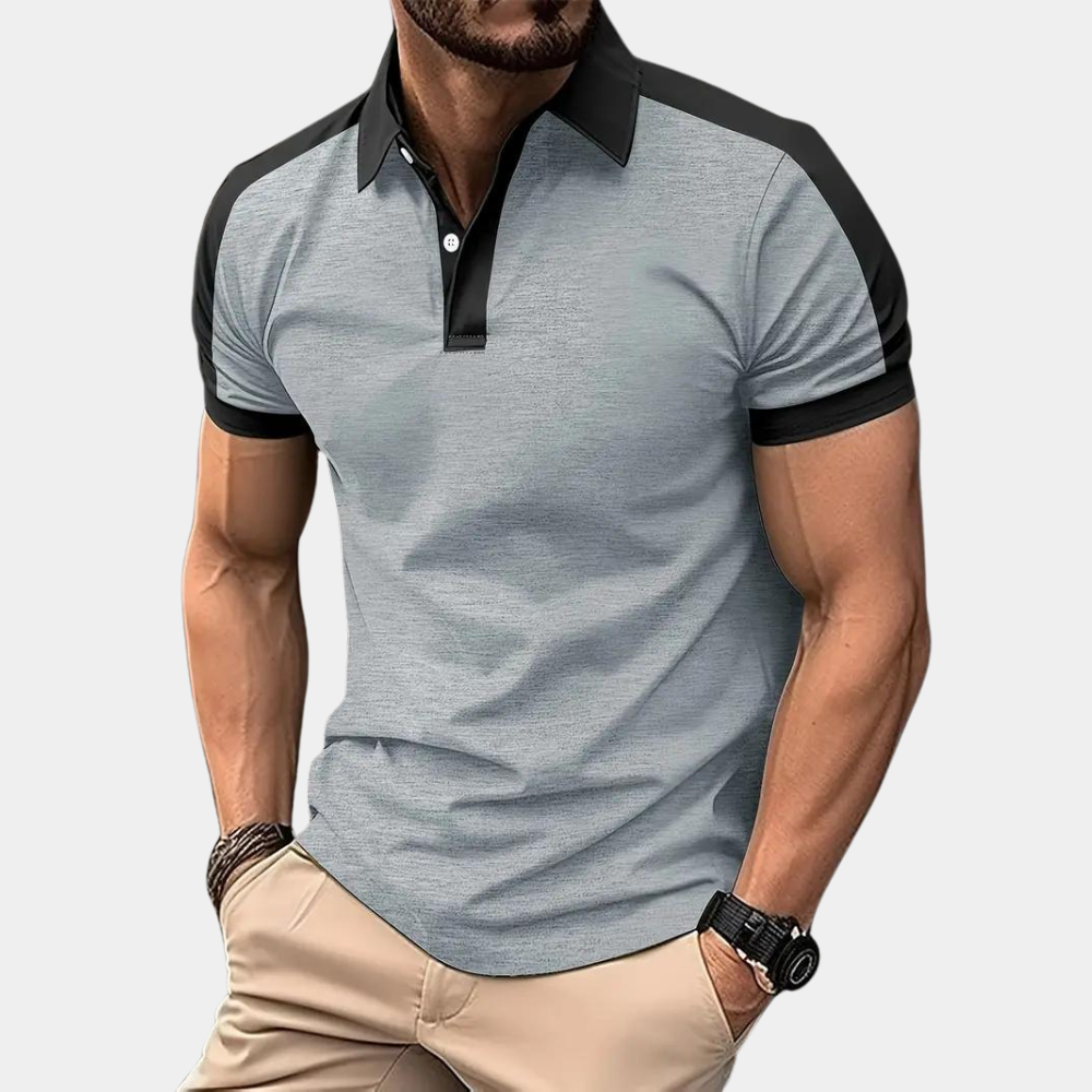 Poloshirt für Herren - Slim Fit Poloshirt für den Sommerurlaub