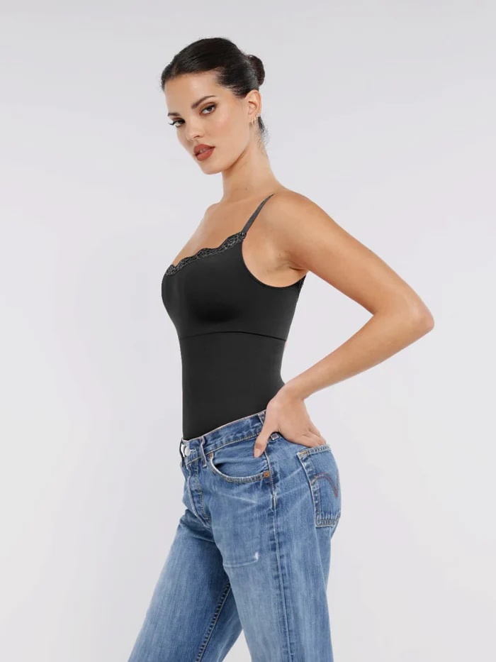 Konturierter Camisole-Body aus Spitze
