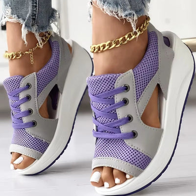 Sandaletten für Damen - Bequeme Schnürsandalen für den Sommer 2024