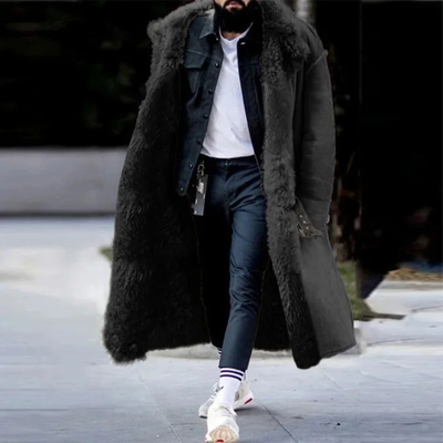 Elegante lange Wintermantel für Männer