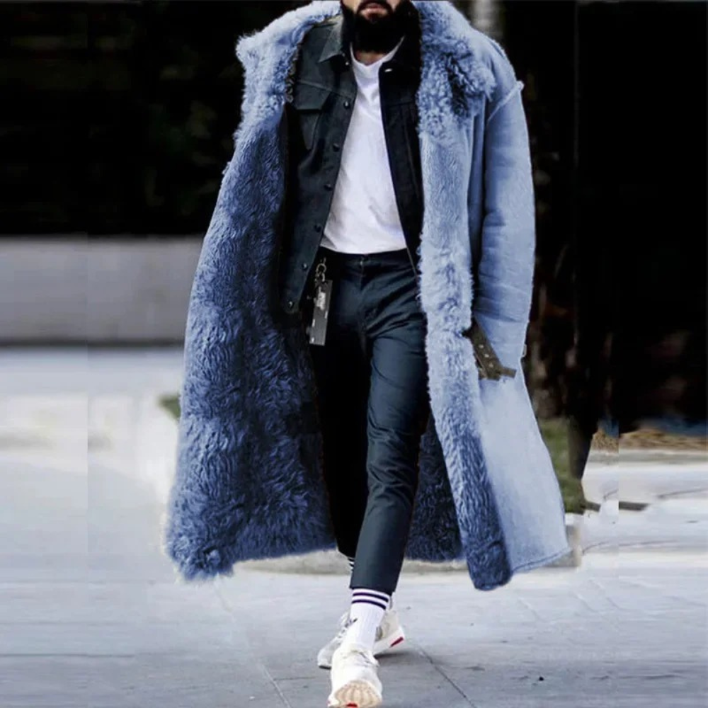 Elegante lange Wintermantel für Männer