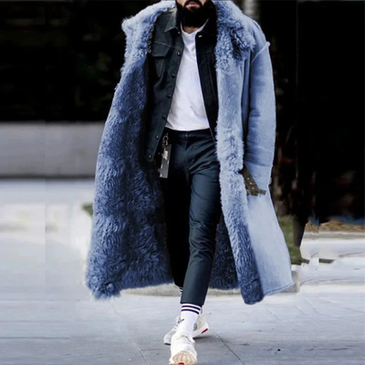 Elegante lange Wintermantel für Männer